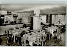 76596 W7564 Bermersbach , Murgtal Foto AK Gasthaus Pension zur Badener Höhe Gaststube