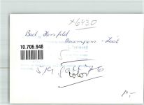 36251 W6430 Bad Hersfeld FOTO KEINE AK Pension Leist Ort handschriftlich