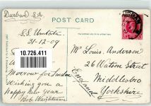 Durban 1910 Gebrauchsspuren Tracht Frau mit Kind