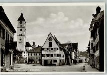 88239 W7988 Wangen im Allgäu Foto AK Untere Bindstrasse