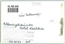 59939 W5787 Elleringhausen , Sauerl FOTO KEINE AK Hotel Keuthen Ort handschriftlich