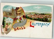 36341 W6420 Lauterbach Hessen Lithographie