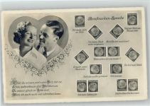Foto Ak Briefmarkensprache