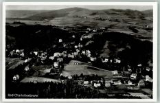 Bad Charlottenbrunn Jedlina-Zdroj 1938 Foto AK Fliegeraufnahme