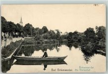 16547 O1403 Birkenwerder 1909 - Birkenwerder am Mühlenfließ Schwan Boot