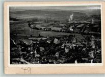 97289 W8702 Thüngen 1933 FOTO KEINE AK Fliegeraufnahme des Ortes Original aufmontierte Verlagsmusterkarte