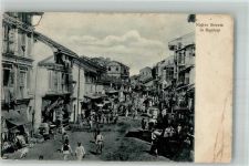 Bombay Mumbai 1911 Gebrauchsspuren Native Straße Geschäft Tracht