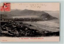 San Sebastian Donostia - Gesamtansicht vom Berg Ulia aus