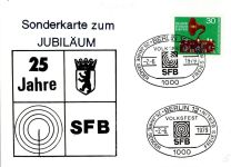 Sonderkarte zum Jubiläum 25Jahre SFB und SST Funk