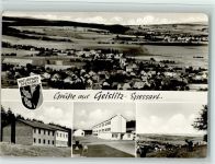 63589 W6464 Geislitz - Luftaufnahme Gesamtansicht Ortsansichten 4-Bildaufnahme