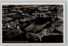 91275 W8572 Michelfeld , Oberpf - Luftaufnahme Gesamtansicht Taubstummenanstalt und Kloster