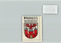 19322 O2900 Wittenberge , Prignitz - Vignette Wappen Kaffee Hag ca 1920-1940