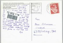 Werbung Holsten Bier Wagen auf einer Fähre 1985 AK Werbung Bier