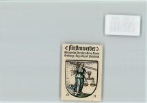 17291 O2131 Fürstenwerder - Vignette Wappen Kaffee Hag ca 1920-1940