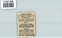 17291 O2131 Fürstenwerder - Vignette Wappen Kaffee Hag ca 1920-1940