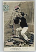 Foto AK - 1906 Fotomontage Angeln