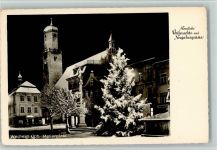 W8120 Weilheim i. OB Marienplatz Städteglückwunsch