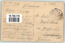 Poelcapelle 1915 Gebrauchsspuren Feldpost WK I Inf.Div.