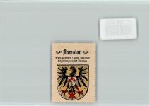 Namslau Namyslów - Vignette Wappen Kaffee Hag ca 1920-1940