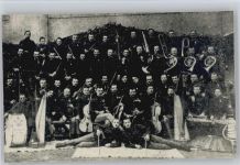 Foto AK Militärgruppe Musikgruppe