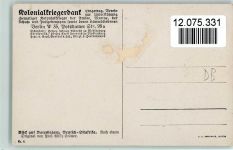Nr. 8 Blick auf Daressalam Deutsch Ostafrika - sign Stöwer Kolonialkriegerdank 1915 AK Kolonien Künstlerkarte