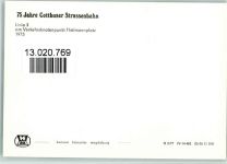 O7500 Cottbus 75 Jahre Cottbuser Strassenbahn - 1973 Linie 3 Thälmannplatz Straßenbahn