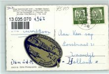 77815 W7580 Bühl , Baden 1963 - Hotel Badischer Hof Bühler Zwetschgenfest