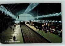 Amsterdam ca 1920 AK Bahnhof
