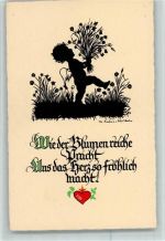 Spruch - Meissner & Buch Nr. 3287 AK Gute Erhaltung Sachse-Schubert, M.