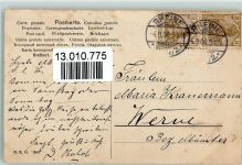 kleines Mädchen mit einem Tennisschläger Tennis 1916