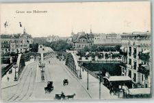 10115 W1000 Halensee 1910 - Brücke Pferdekutschen