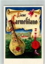 Licor Carmelitano aus Spanien AK Alkoholwerbung