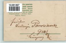 oder gar nicht - Blumen zupfen - Poesie - gute Erhaltung Amor Lithographie / Prägedruck
