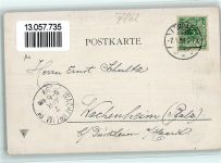 79688 W7862 Hausen im Wiesental - Jugendstil - Hebels Heimathaus u. Gedicht 1899 - Verlag Zanger Nr. 173 AK