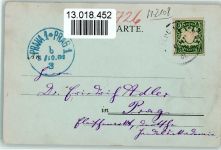 W8000 München Gruss aus Litho Mondschein 1901 AK Löwenbräukeller