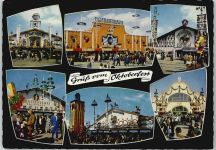 Verschiedene Festhallen - Luftballons - Verlag Lengauer Nr. 127 Oktoberfest