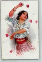 Tänzerin - Erkal Verlag 332-2 AK Usabal, L.