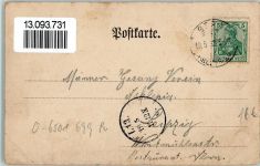 07545 O6500 Ernsee Gebrauchsspuren Ernsee - Etablissement Waldschlösschen , Gladitsch Turm