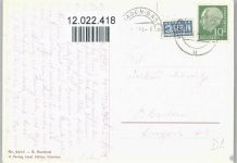 Nr. 5835 Verlag Josef Müller AK Regenschirm Hummel 1954