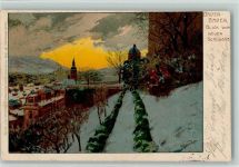 W7570 Baden-Baden Künstlerkarte Nr. 1996 - Zieher Ottmar 1900 Lithographie / Künstlerkarte
