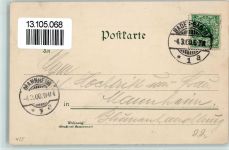 W7570 Baden-Baden Künstlerkarte Nr. 1996 - Zieher Ottmar 1900 Lithographie / Künstlerkarte