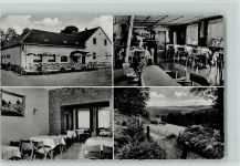 45525 W4320 Hattingen , Ruhr - Gasthaus "Haus der Tannen" mit Innenansicht, gute Erhaltung AK