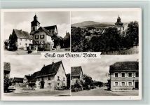 79589 W7852 Binzen , Kr Lörrach 1957 Foto AK Straßenpartien, gute Erhaltung AK