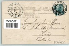 Vesele Vanoce - geschmückter Tannenbaum AK Weihnachtsmann 1902 Prägedruck