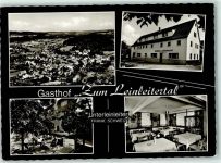 91364 W8551 Unterleinleiter Gebrauchsspuren Gasthof Zum Leinleitertal