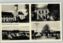 86519 W8909 Oberwiesenbach - Kirche Schule Pfarrhof