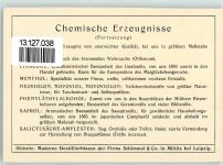 O7154 Miltitz b Leipzig Schimmel & Co Destillierblasen Werbung Fabrik KEINE AK