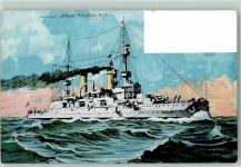Linienschiff Kaiser Friedrich AK Marine 1900
