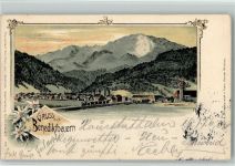 83671 W8174 Benediktbeuern Lithographie 1900