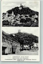 93167 W8411 Falkenstein , Oberpf - Gasthaus Zur Post Bes Jos. Strobel